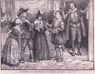 Shopkeeper and Apprentice in the Time of Charles I